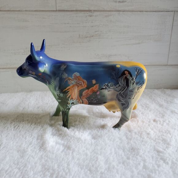 CowParade Four Seasons Cow Figurine - Picture 1 of 6